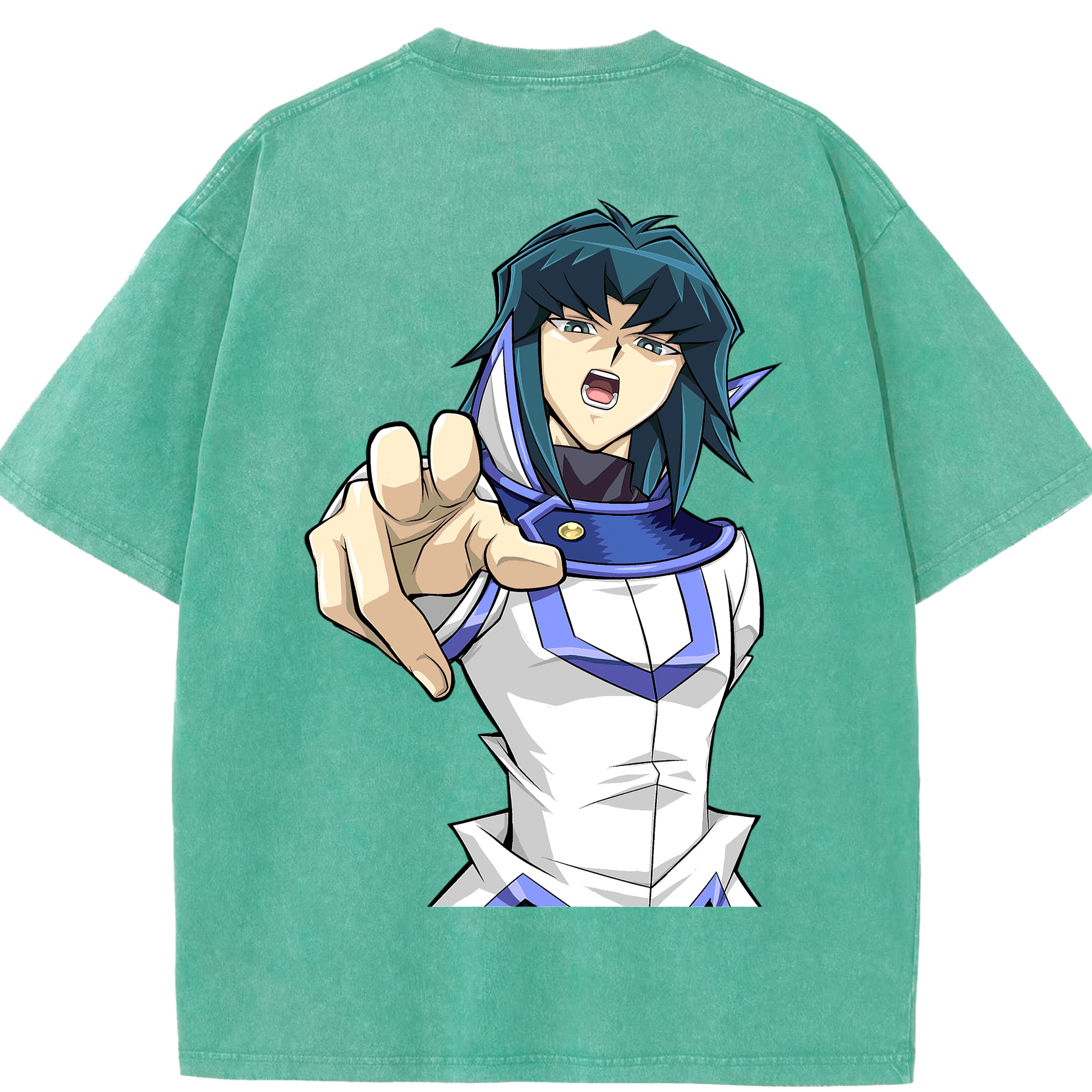 （画像用） 遊☆戯☆王 Yu-Gi-Oh! 綿100% ヴィンテージ風 半袖Tシャツ（背面プリント）